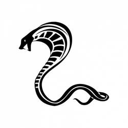 ぬりえページ: コブラ (動物) #3362 - 無料の印刷可能なぬりえページ
