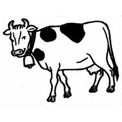 ぬりえページ: 牛 (動物) #13219 - 無料の印刷可能なぬりえページ