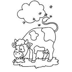ぬりえページ: 牛 (動物) #13231 - 無料の印刷可能なぬりえページ