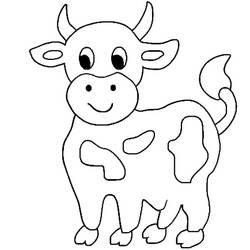 ぬりえページ: 牛 (動物) #13247 - 無料の印刷可能なぬりえページ