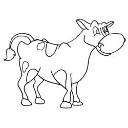 ぬりえページ: 牛 (動物) #13267 - 無料の印刷可能なぬりえページ