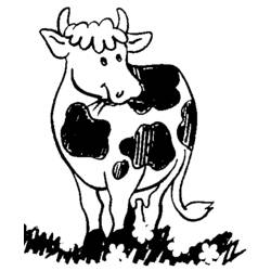 ぬりえページ: 牛 (動物) #13289 - 無料の印刷可能なぬりえページ