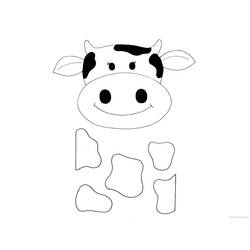 ぬりえページ: 牛 (動物) #13315 - 無料の印刷可能なぬりえページ