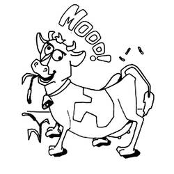 ぬりえページ: 牛 (動物) #13339 - 無料の印刷可能なぬりえページ
