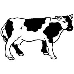 ぬりえページ: 牛 (動物) #13355 - 無料の印刷可能なぬりえページ