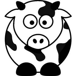 ぬりえページ: 牛 (動物) #13360 - 無料の印刷可能なぬりえページ