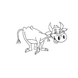 ぬりえページ: 牛 (動物) #13381 - 無料の印刷可能なぬりえページ