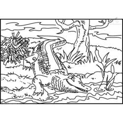 ぬりえページ: クロコダイル (動物) #4942 - 無料の印刷可能なぬりえページ