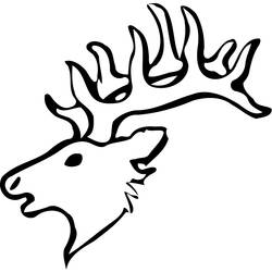 ぬりえページ: 鹿 (動物) #2649 - 無料の印刷可能なぬりえページ