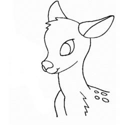 ぬりえページ: 鹿 (動物) #2665 - 無料の印刷可能なぬりえページ