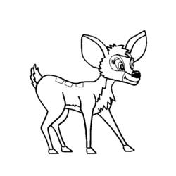 ぬりえページ: 鹿 (動物) #2667 - 無料の印刷可能なぬりえページ