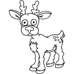 ぬりえページ: 鹿 (動物) #2668 - 無料の印刷可能なぬりえページ