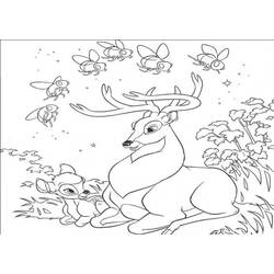ぬりえページ: 鹿 (動物) #2698 - 無料の印刷可能なぬりえページ
