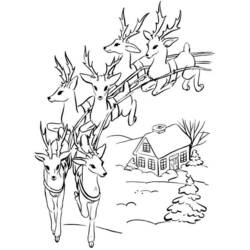 ぬりえページ: 鹿 (動物) #2748 - 無料の印刷可能なぬりえページ