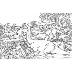 ぬりえページ: 恐竜 (動物) #5495 - 無料の印刷可能なぬりえページ