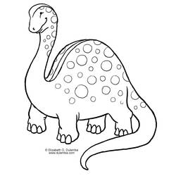 ぬりえページ: 恐竜 (動物) #5503 - 無料の印刷可能なぬりえページ