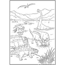 ぬりえページ: 恐竜 (動物) #5522 - 無料の印刷可能なぬりえページ