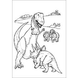 ぬりえページ: 恐竜 (動物) #5526 - 無料の印刷可能なぬりえページ