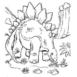 ぬりえページ: 恐竜 (動物) #5527 - 無料の印刷可能なぬりえページ