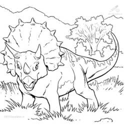 ぬりえページ: 恐竜 (動物) #5558 - 無料の印刷可能なぬりえページ