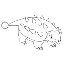 ぬりえページ: 恐竜 (動物) #5583 - 無料の印刷可能なぬりえページ