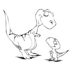 ぬりえページ: 恐竜 (動物) #5589 - 無料の印刷可能なぬりえページ