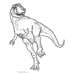 ぬりえページ: 恐竜 (動物) #5640 - 無料の印刷可能なぬりえページ