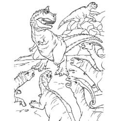 ぬりえページ: 恐竜 (動物) #5645 - 無料の印刷可能なぬりえページ