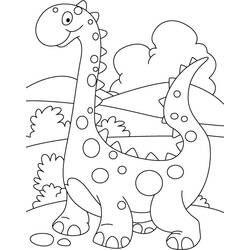 ぬりえページ: 恐竜 (動物) #5666 - 無料の印刷可能なぬりえページ