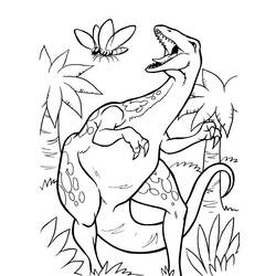 ぬりえページ: 恐竜 (動物) #5675 - 無料の印刷可能なぬりえページ