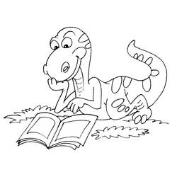 ぬりえページ: 恐竜 (動物) #5686 - 無料の印刷可能なぬりえページ
