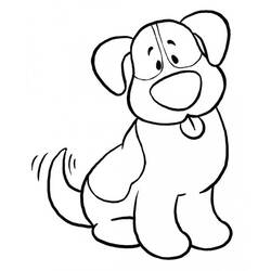 ぬりえページ: 犬 (動物) #17 - 無料の印刷可能なぬりえページ