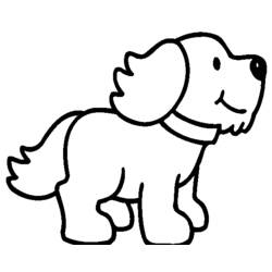 ぬりえページ: 犬 (動物) #20 - 無料の印刷可能なぬりえページ