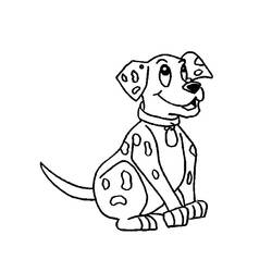 ぬりえページ: 犬 (動物) #33 - 無料の印刷可能なぬりえページ