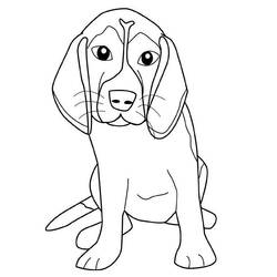 ぬりえページ: 犬 (動物) #45 - 無料の印刷可能なぬりえページ