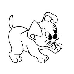 ぬりえページ: 犬 (動物) #46 - 無料の印刷可能なぬりえページ