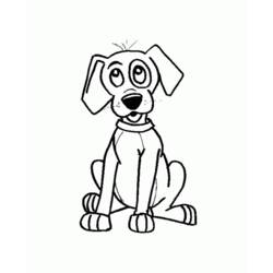 ぬりえページ: 犬 (動物) #54 - 無料の印刷可能なぬりえページ