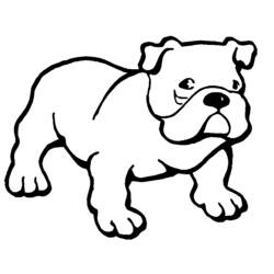 ぬりえページ: 犬 (動物) #55 - 無料の印刷可能なぬりえページ