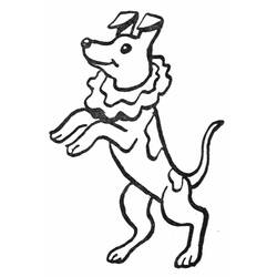 ぬりえページ: 犬 (動物) #58 - 無料の印刷可能なぬりえページ