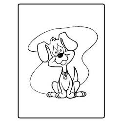 ぬりえページ: 犬 (動物) #63 - 無料の印刷可能なぬりえページ