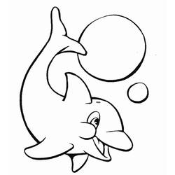 ぬりえページ: イルカ (動物) #5094 - 無料の印刷可能なぬりえページ
