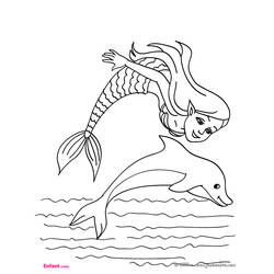 ぬりえページ: イルカ (動物) #5129 - 無料の印刷可能なぬりえページ