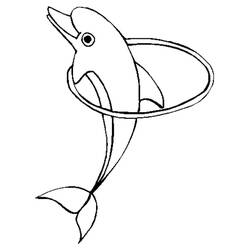 ぬりえページ: イルカ (動物) #5171 - 無料の印刷可能なぬりえページ