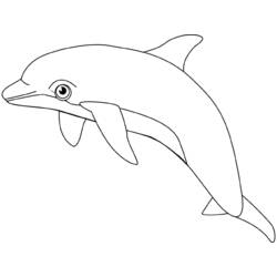 ぬりえページ: イルカ (動物) #5206 - 無料の印刷可能なぬりえページ