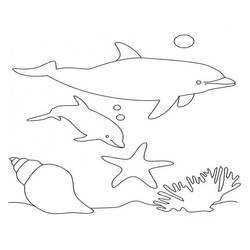ぬりえページ: イルカ (動物) #5219 - 無料の印刷可能なぬりえページ