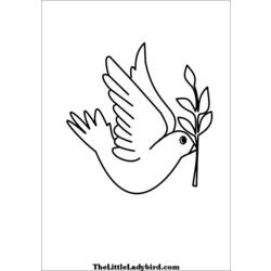 ぬりえページ: 鳩 (動物) #3939 - 無料の印刷可能なぬりえページ