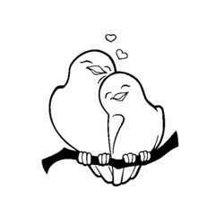 ぬりえページ: 鳩 (動物) #3979 - 無料の印刷可能なぬりえページ