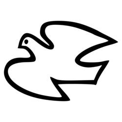 ぬりえページ: 鳩 (動物) #4000 - 無料の印刷可能なぬりえページ