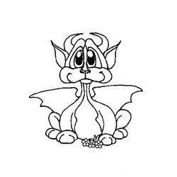 ぬりえページ: ドラゴン (動物) #5721 - 無料の印刷可能なぬりえページ