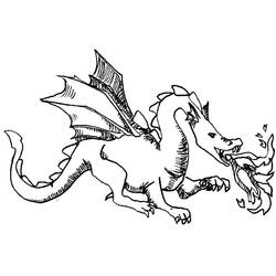 ぬりえページ: ドラゴン (動物) #5787 - 無料の印刷可能なぬりえページ